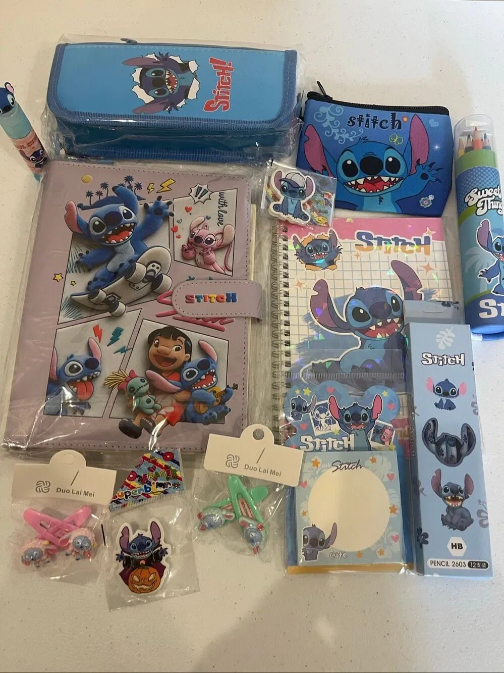 Stitch binder paper
